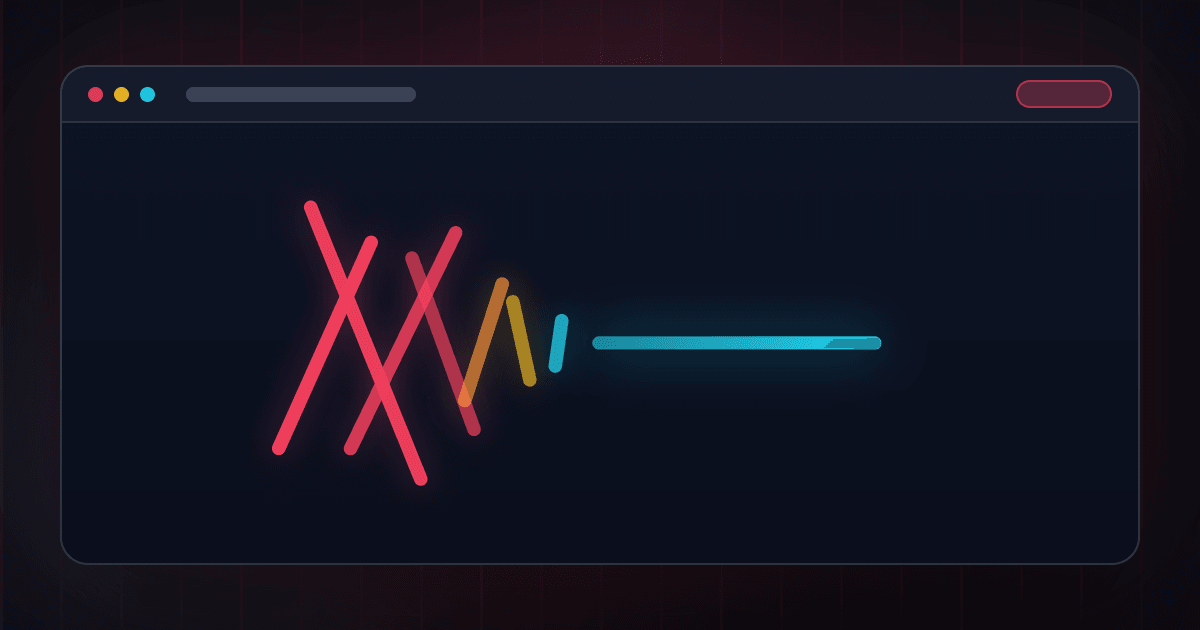 El zigzag del tilt calmándose en una línea serena